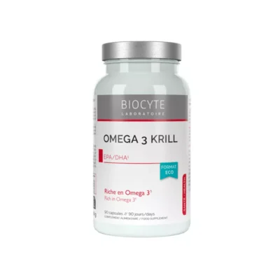Biocyte Omega 3 Krill 500Mg Biodostępne kwasy tłuszczowe omega-3 z oleju z kryla